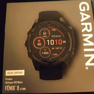 Garmin finex 8 solar sapphire gps watch